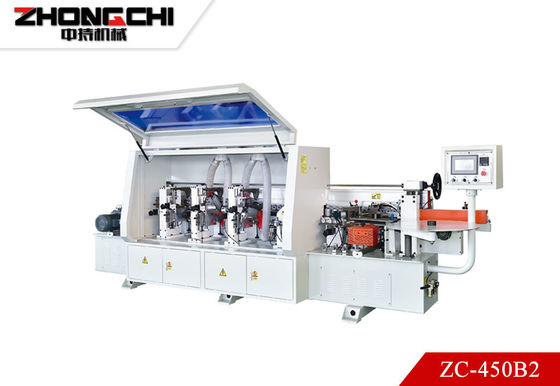 ZC-450B2 목재 가장자리 밴딩 기계 자동 공급 속도 18-24m/Min